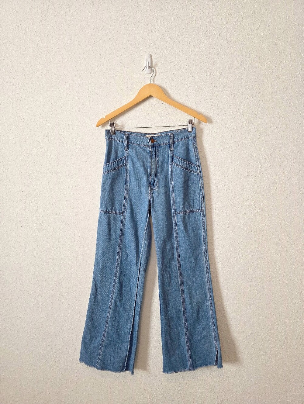 Madewell High Rise Loose Flare Jeans 27
